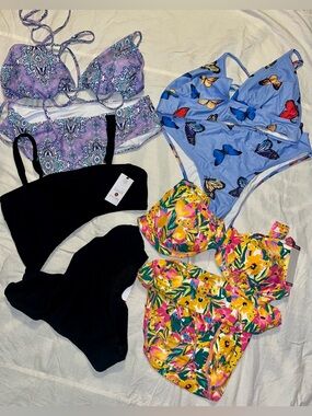 Lot of XL various styled bathing suits